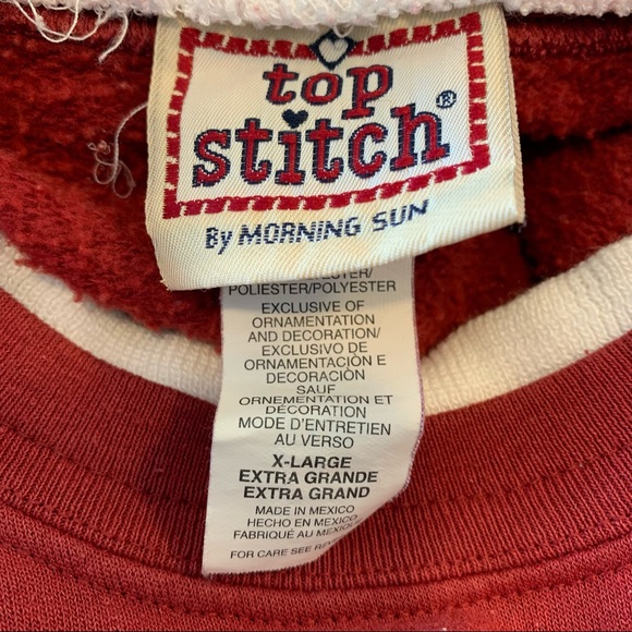 vintage top stitch crewneck - Picture 6 of 6